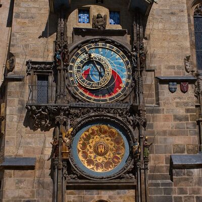 Prag - Astronomische Uhr am Altstädter Rathaus