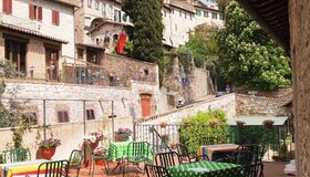 Assisi, Hotel Ancajani - Terrasse