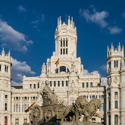 Madrid - Palacio-de-Cibeles (Rathaus)