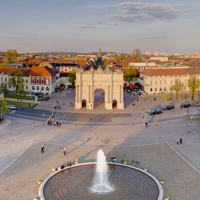 Brandenburger Tor in Potsdam; Quelle: PMSG Andre Stiebitz