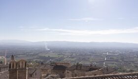 Assisi, Hotel Posta - Panoramablick