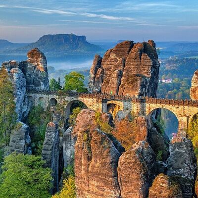 Sächsische Schweiz - Basteibrücke