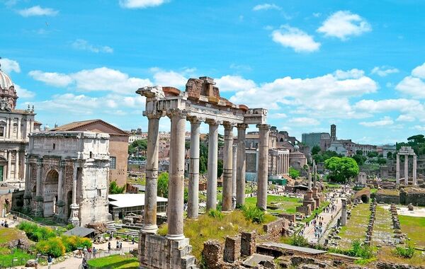 Klassenfahrt Rom - Forum Romanum