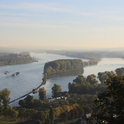 Bingen - Blick über den Rhein; Bildquelle: Bingen am Rhein Tourismus und Kongress GmbH