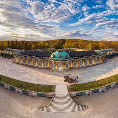 Schloss Sanssouci in Potsdam; Quelle: PMSG Andre Stiebitz
