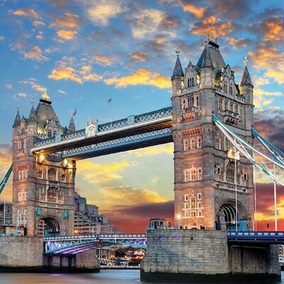 Klassenfahrt nach London - Tower Bridge