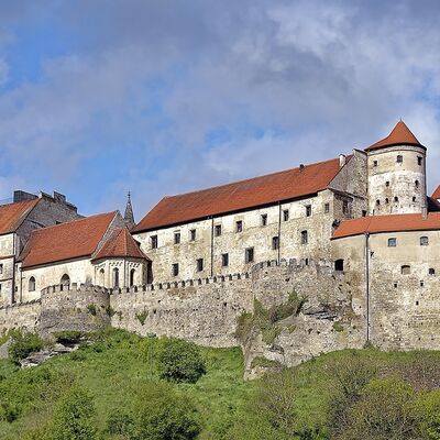 Außenansicht Burg in Burghausen