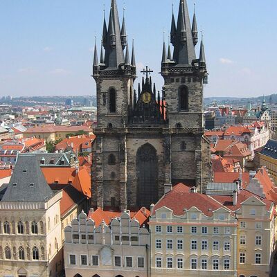 Klassenfahrt nach Prag - Teyn Kirche