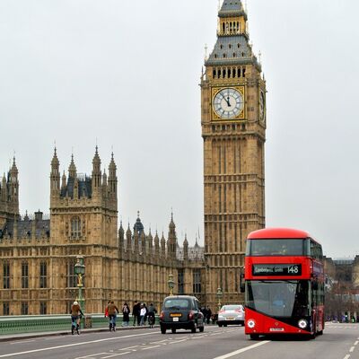 Klassenfahrt London - Elisabeth Tower mit Glocke Big Ben