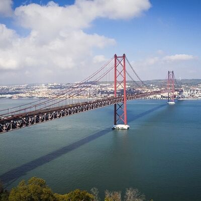 Vasco da Gama Brücke in Lissabon