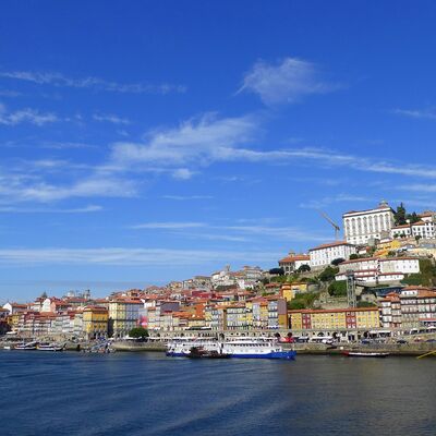 Altstadt von Porto am Fluss Douro